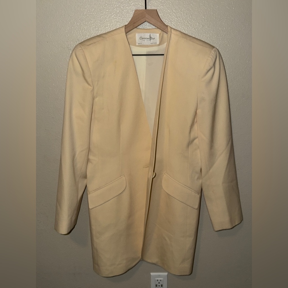 Vintage Christian Dior “The Suit” Cream Wool Jacket | Paris New York | 1950s–60s